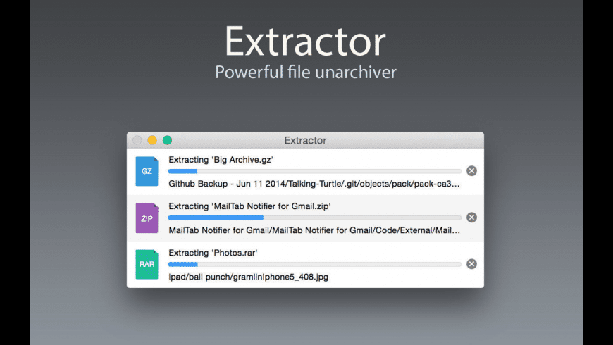 Free file extractor for mac